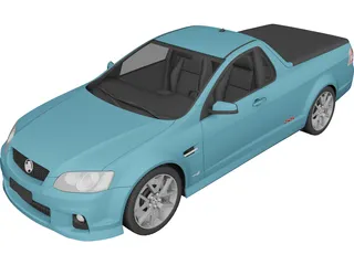 Holden Commodore Ute (2011) 3D Model preview