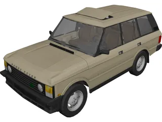 Range Rover Classic 3D Model preview