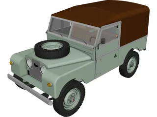 Land Rover Series I 3D Model preview