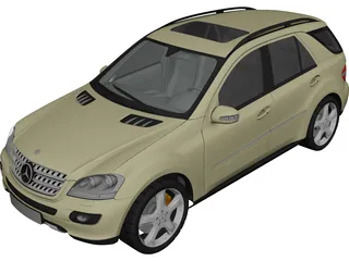 Mercedes-Benz ML 350 3D Model preview