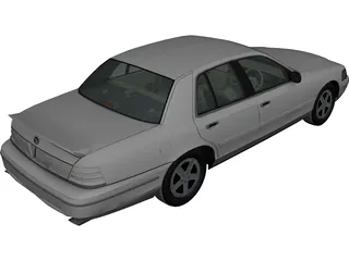 Mercury Marauder 3D Model preview