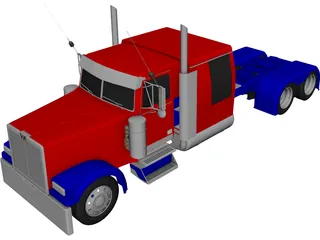 Western Star Lowmax 3D Model preview