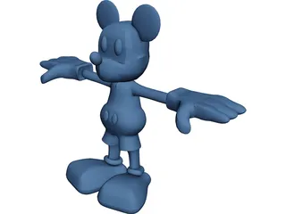 Mickey Mouse 3D Model preview