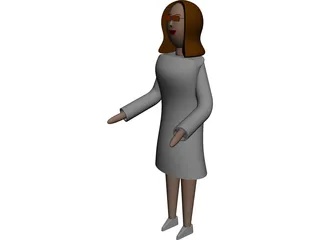 Nurse 3D Model preview