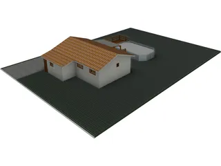 House Chalet Tectobois 3D Model preview