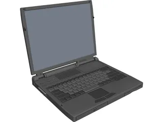 Notebook 3D Model preview