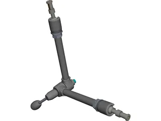 Manfrotto Articulated Arm MA143 3D Model preview
