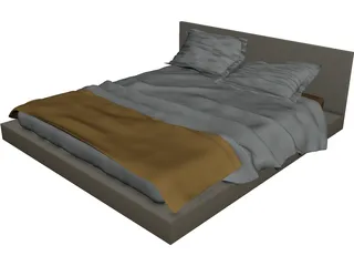 Bed 3D Model preview