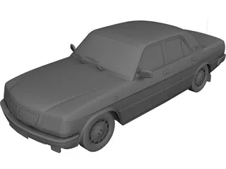 GAZ-3110 Volga (1996-2005) 3D Model preview