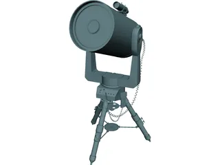 Telescope 3D Model preview
