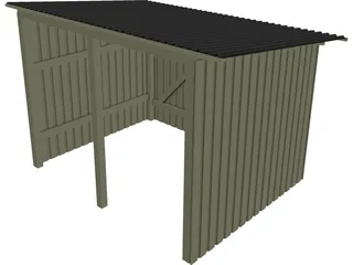 Shed 3D Model preview