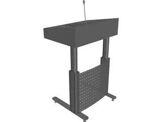 Talerstol 3D Model preview