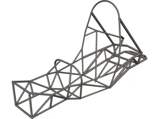 Chassis Estrutura FT-05 3D Model preview