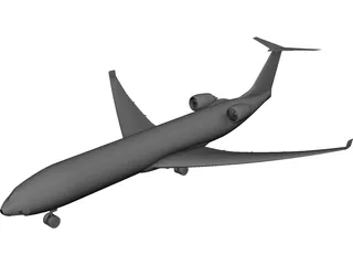 Private Jet 3D Model preview