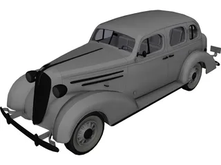 Ford Sedan (1936) 3D Model preview