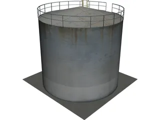 Storage Tank 3D Model preview