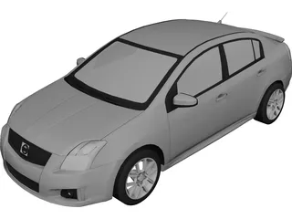 Nissan Sentra (2010) 3D Model preview