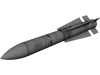 AIM-54 Phoenix Missile 3D Model preview