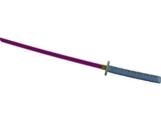 Katana 3D Model preview