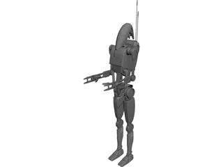 Star Wars B1 Battle Droid 3D Model preview