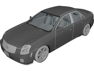 Cadillac CTS 3D Model preview