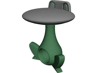 Froggy Barstool 3D Model preview
