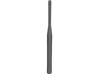 Antenna 800 MHz Whip 3D Model preview