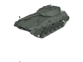 Tanque Argentino Mediano (TAM) 3D Model preview