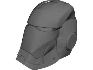 Ironman Helmet 3D Model preview
