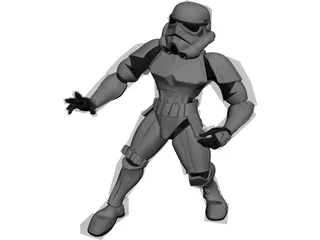 Star Wars Stormtrooper 3D Model preview