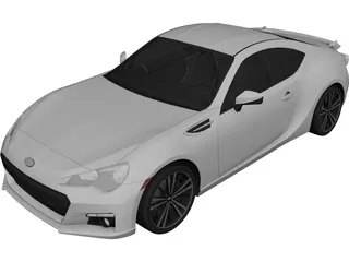 Subaru BRZ 3D Model preview