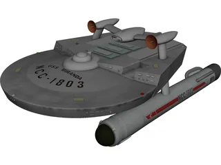 USS Miranda 3D Model preview