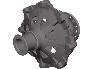 Traction Sheave 3D Model preview