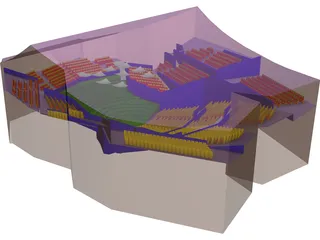 Berlin Philharmonie 3D Model preview