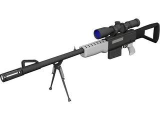 Rifle 3D Model preview