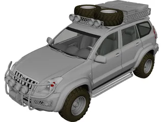 Toyota Land Cruiser 3D Model preview