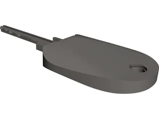 Bike Key 3D Model preview