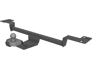 Towing Accessory for Hyundai Tucson 3D Model preview