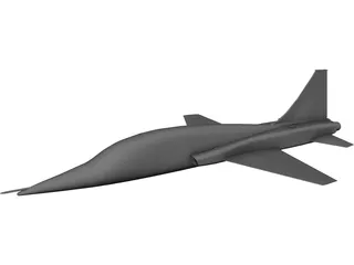 Northrop T-38 Talon 3D Model preview