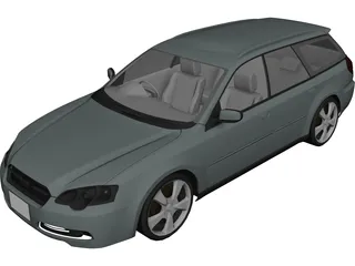 Subaru Outback 3D Model preview