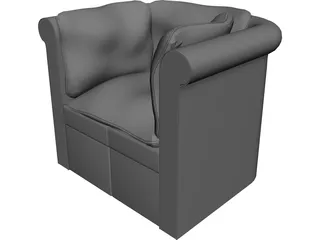 Chair Traditional 3D Model preview