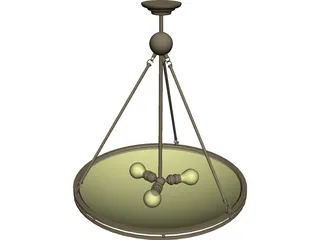 Lamp Hanging 3D Model preview