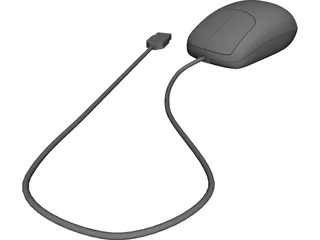 Computer Mouse 3D Model preview