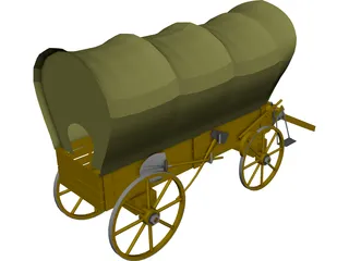 Wagon 3D Model preview
