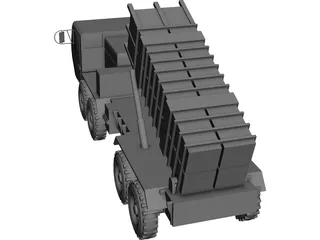 MIM-101 Patriot Mounted 3D Model preview