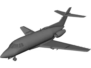 British Aerospace BAe 125 3D Model preview
