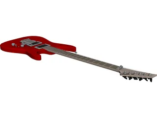 Guitar Electric Jackson DXMG 3D Model preview