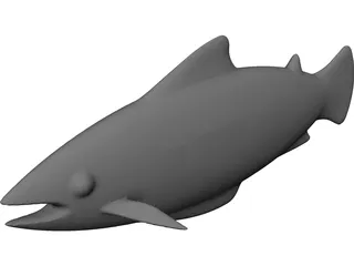 Salmon 3D Model preview