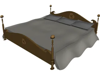 Bed 3D Model preview