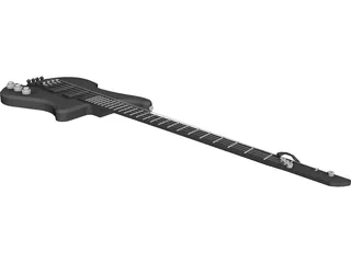 Guitar Philip Kubicki Factor Bass 3D Model preview
